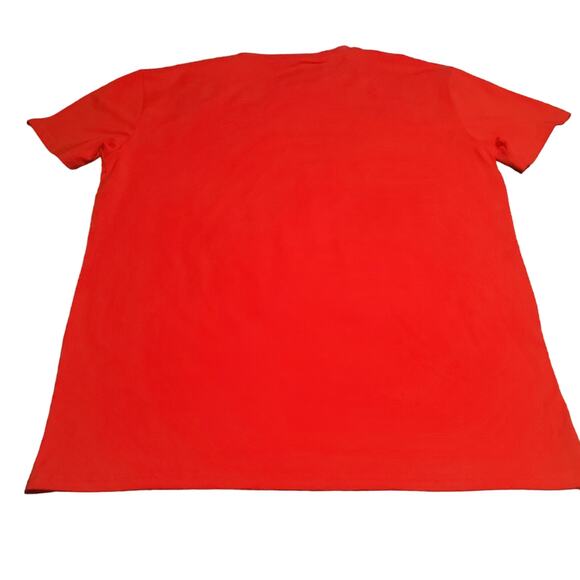 NEW Heads or Tails Size XL FITTED Red T-Shirt Cobra Tiger Rhinestone TINY FLAW - Picture 4 of 8